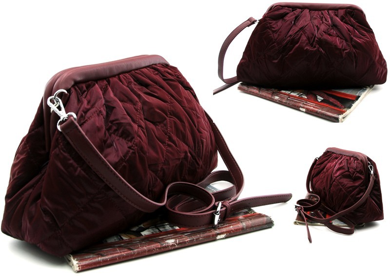 Torebka damska 3592 knedelek bordo