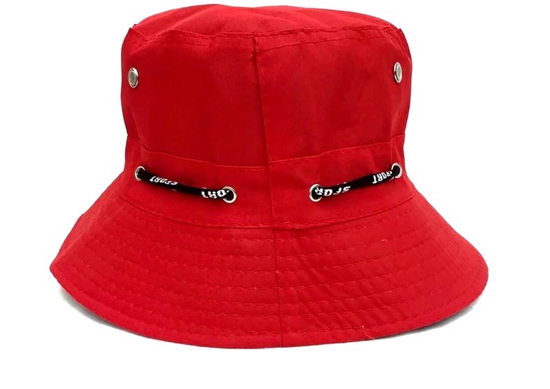 Kapelusz bucket hat 0015 czerwony